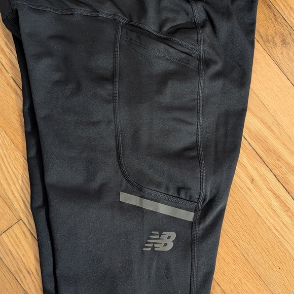New Balance Black Joggers with Reflective Accents - Picture 4 of 6